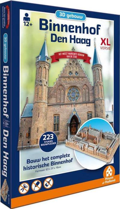 L'usine amusante de Tucker Binnenhof La Haye - Bâtiment 3D (223 pièces) -