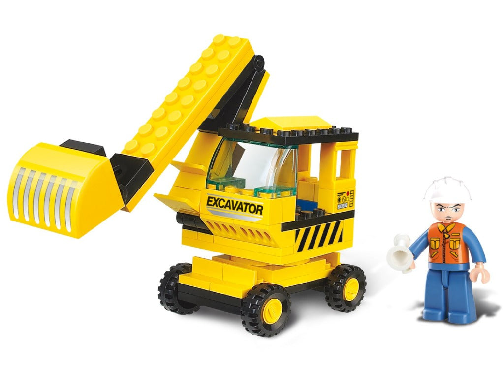 SLUBAN M38-B0176 Excavatrice de la ville 62 pièces