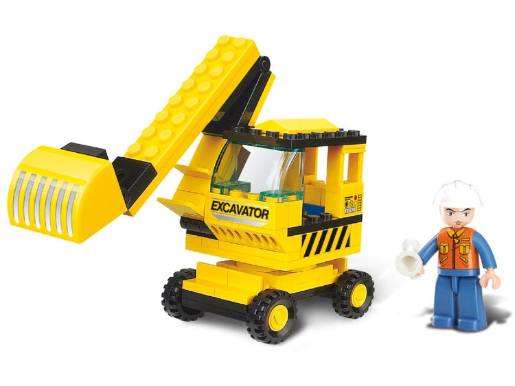 SLUBAN M38-B0176 Excavatrice de la ville 62 pièces