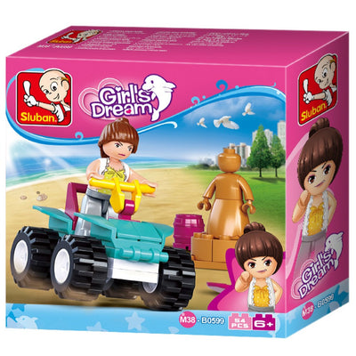 Sluban M38-B0599 Girls Dream Beach Quad 54 pièces