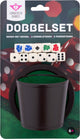 Tasse de poker avec couvercle et dés