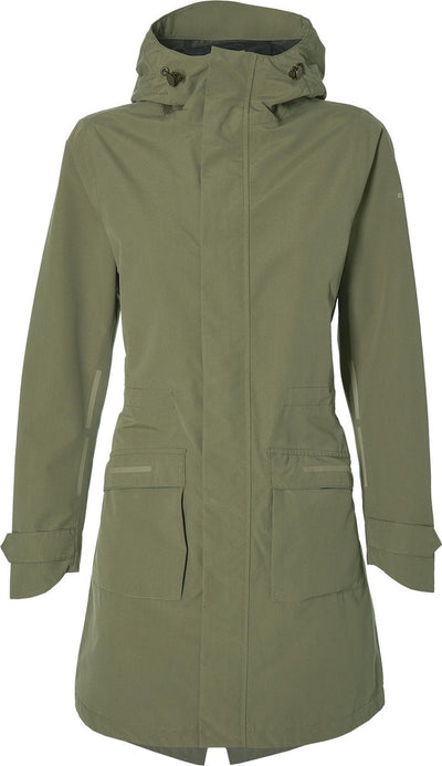 Parka de pluie Basil mosse dames vert olive s