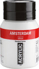 Pot de peinture acrylique série standard Amsterdam 500 ml blanc zinc 104