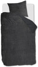 Housse de couette peluche peluche Ambiante - simple - 140x200 220 - anthracite