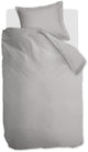 Housse de couette Ambiante satin uni - simple - 140 x 200 220 cm - gris