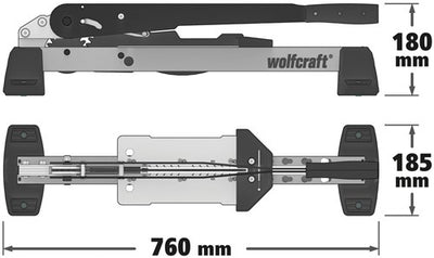 Wolfcraft Wolfcraft Vinylen Cutter en stratifié VLC 1000