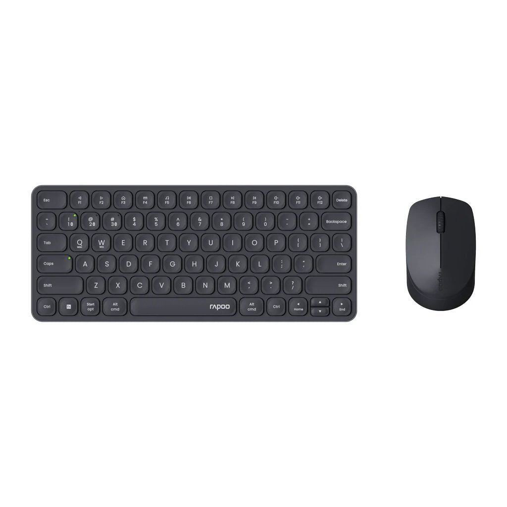 Rapoo 9010m ensemble combiné clavier qwerty(nl) + souris noir