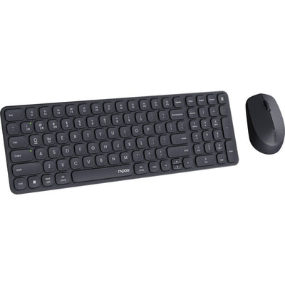 Rapoo 9310m ensemble combiné clavier qwerty(nl) + souris noir