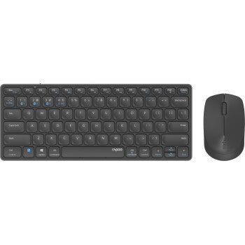 Rapoo 9600m Wireless Multimode Blade combo tkl key-missit, dnk gr qwerty us