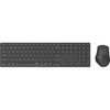 Rapoo 9800m Multim sans fil. Blade combo set en taille pleine taille Qwert gris foncé