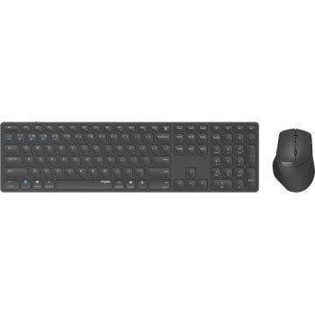 Rapoo 9800m Multim sans fil. Blade combo set en taille pleine taille Qwert gris foncé