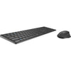 Rapoo 9800m Multim sans fil. Blade combo set en taille pleine taille Qwert gris foncé