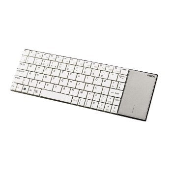 Rapoo Rapoo E2710 2,4 GHz Wireless Ultraslank Multimedia Keyboard Onion blanc