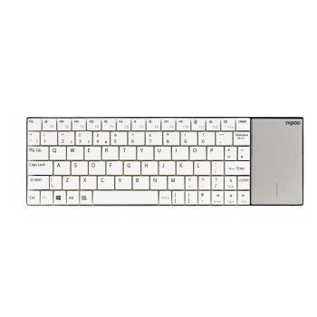 Rapoo Rapoo E2710 2,4 GHz Wireless Ultraslank Multimedia Keyboard Onion blanc
