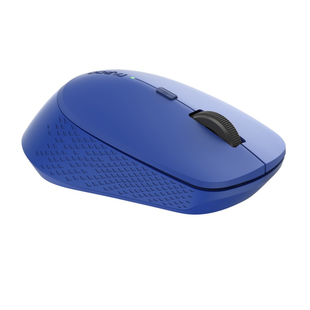 Souris optique sans fil multimode silencieuse Rapoo m300 bleue