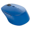 Souris optique sans fil multimode silencieuse Rapoo m300 bleue