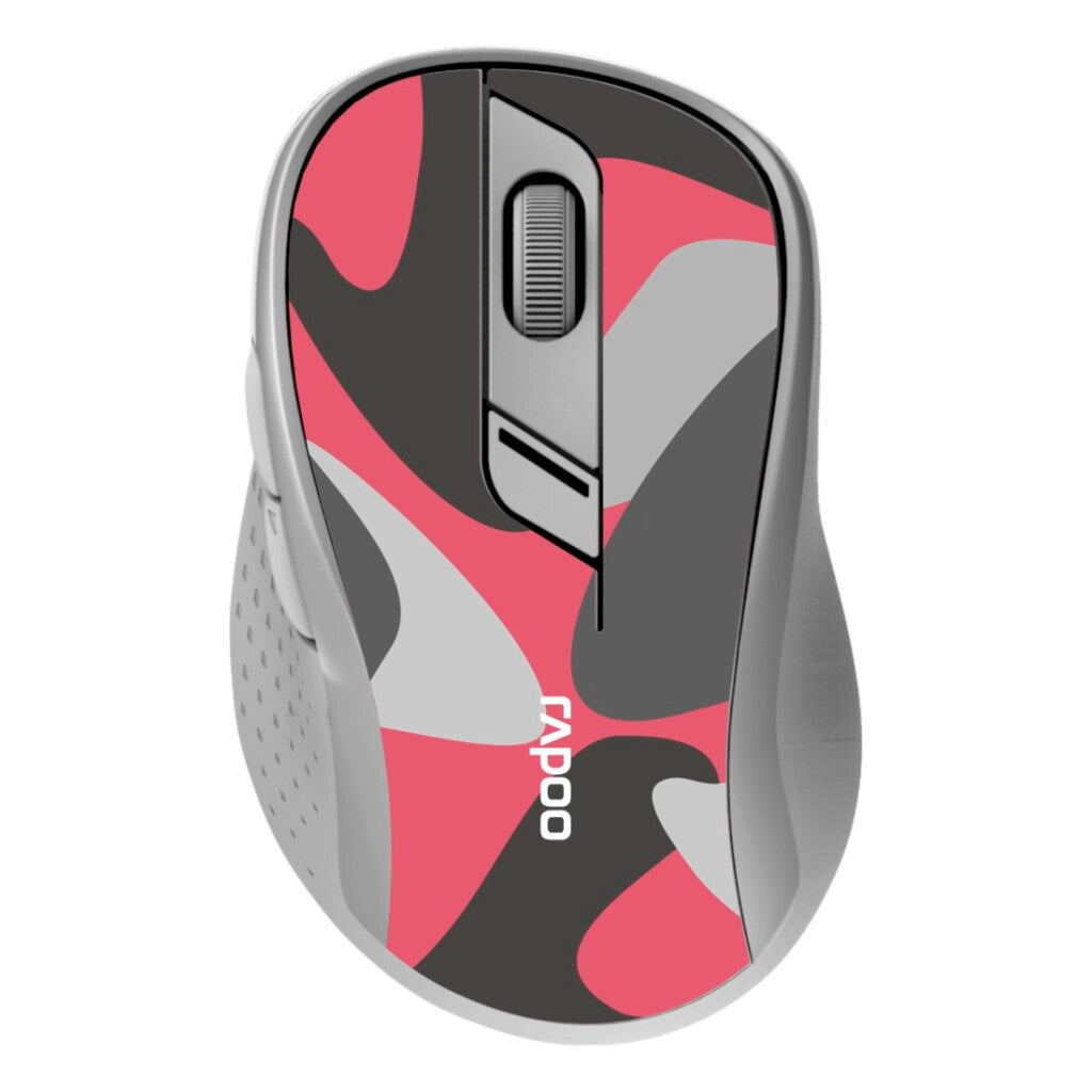 Rapoo Rapoo M500 silencieux Pacific Multimodus Wireless Optical Mouse Red Camouflage