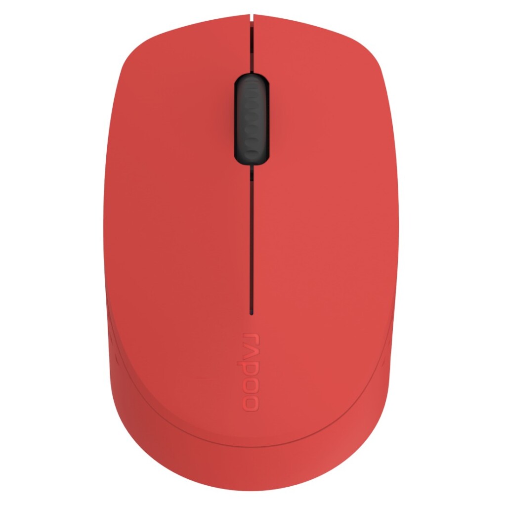 Rapoo m100 souris optique sans fil multimode silencieuse silencieuse rouge
