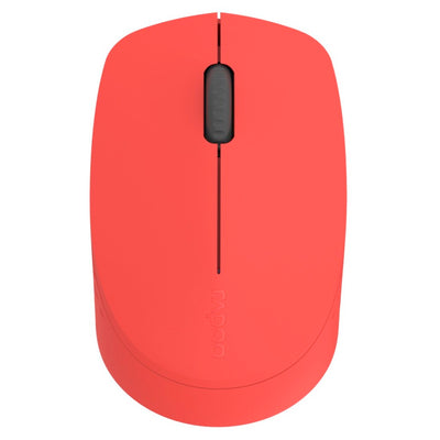 Rapoo m100 souris optique sans fil multimode silencieuse silencieuse rouge
