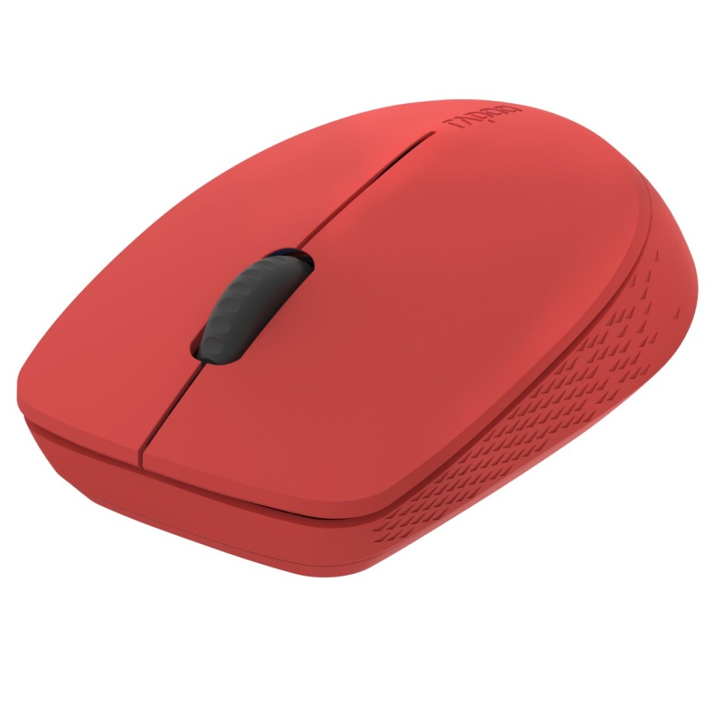 Rapoo m100 souris optique sans fil multimode silencieuse silencieuse rouge