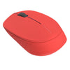 Rapoo m100 souris optique sans fil multimode silencieuse silencieuse rouge
