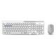 Rapoo Clavier combo mm blanc 8100m
