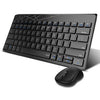 Rapoo Wireless Combo Set toonboard and Mouse Multi-Mode 8000m Black Qwerty Us
