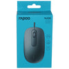 Souris Rapoo filaire noire n200