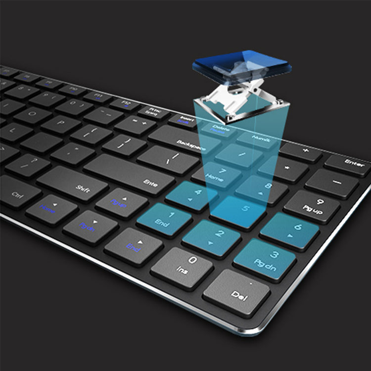 Rapoo Rapoo Keyboard MM Slim Black E9100M