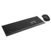 Rapoo 9500m Multi-Fashion Wireless Optical Combo Set Onion Version Black