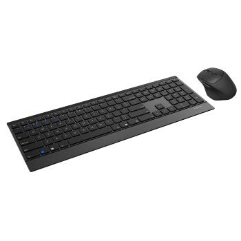Rapoo 9500m Multi-Fashion Wireless Optical Combo Set Onion Version Black