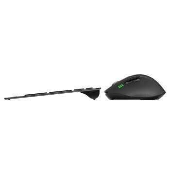 Rapoo 9500m Multi-Fashion Wireless Optical Combo Set Onion Version Black