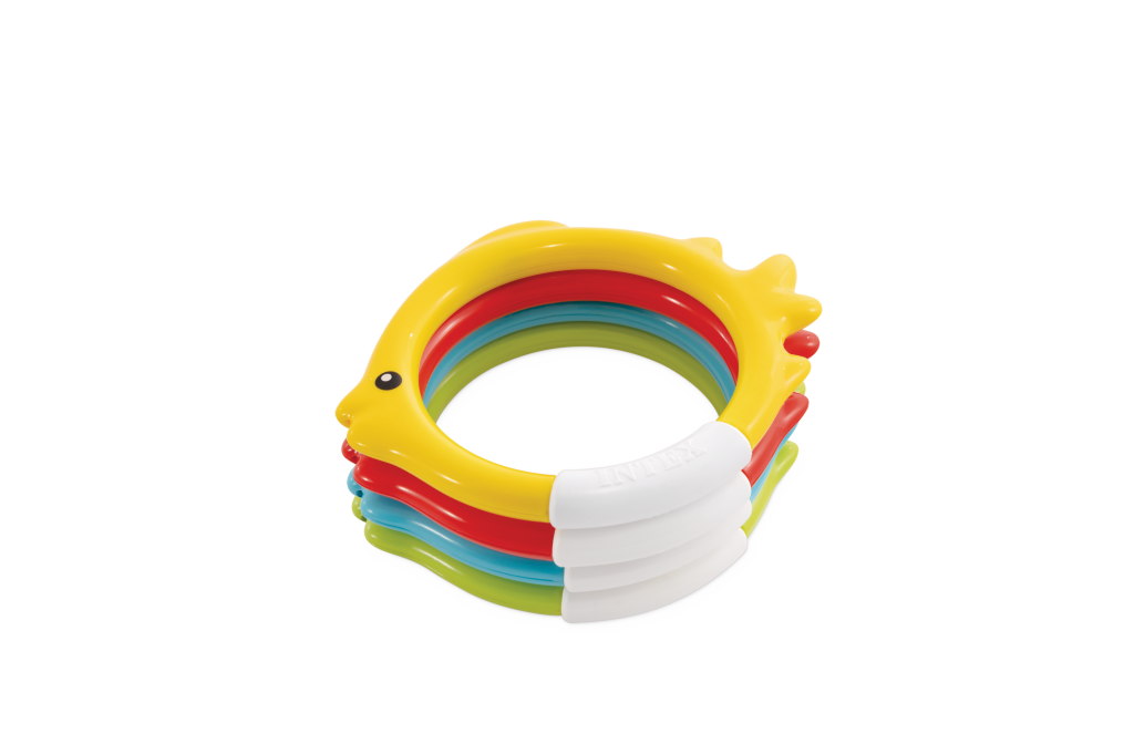 Bagues de poisson sous-marine