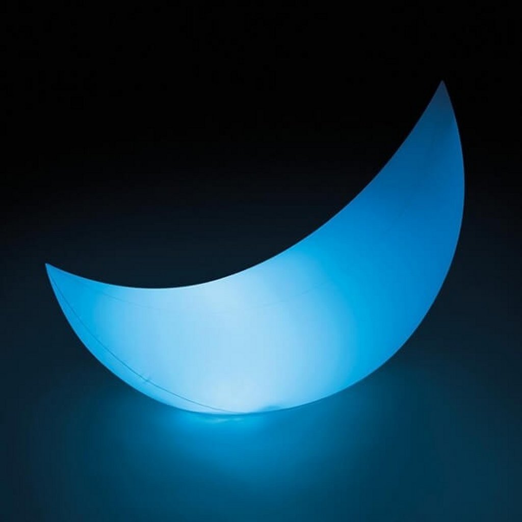 Intex 68693 Éclairage LED gonflable Half Moon 135x43x89 cm
