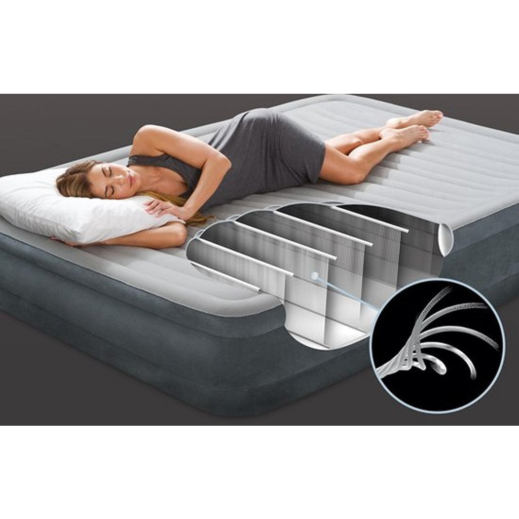 Matelas pneumatique Intex Comfort Plush (demi-hauteur) - double