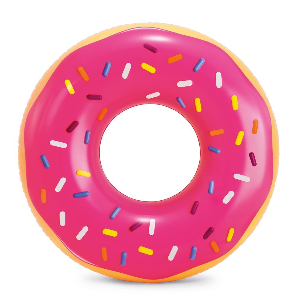 Groupe de natation de beignet rose Intex