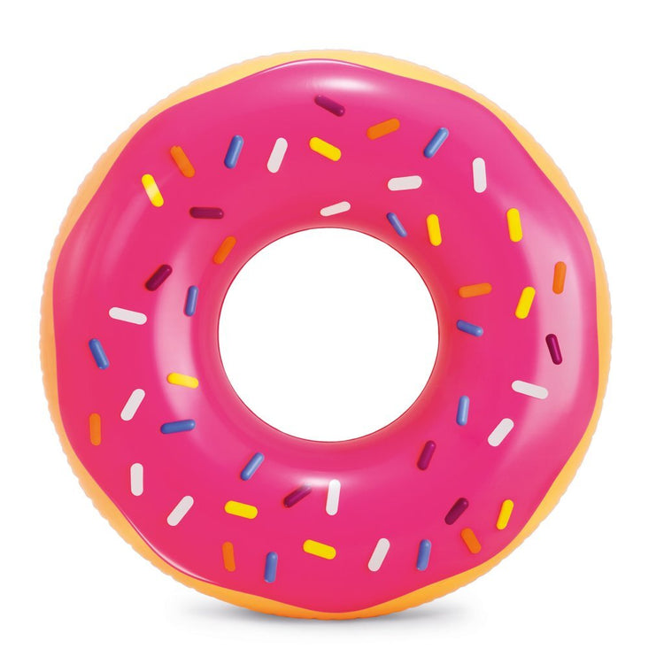 Groupe de natation de beignet rose Intex