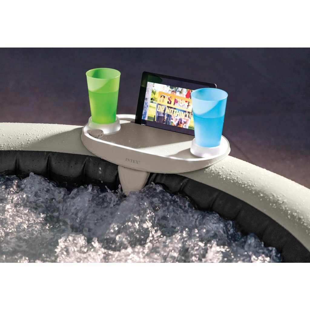Plateau spa Intex 28520 avec lumière LED