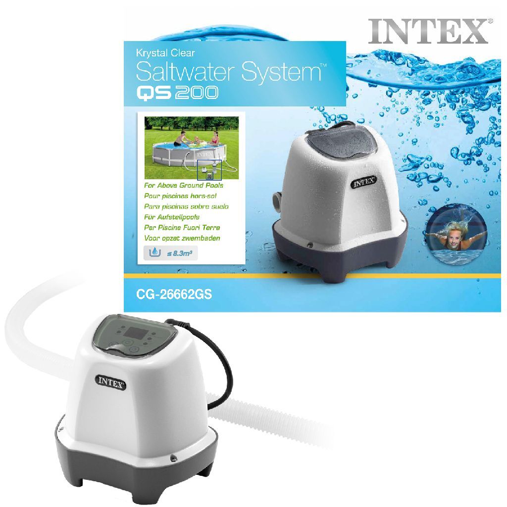 Système d'eau salée Intex mini