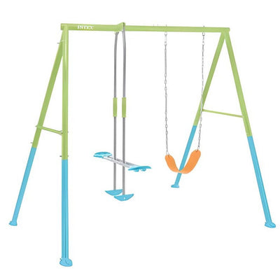 INTEX 44120 SCHUMPSET SET 254X251X211 CM BLUE GREEN ORANGE