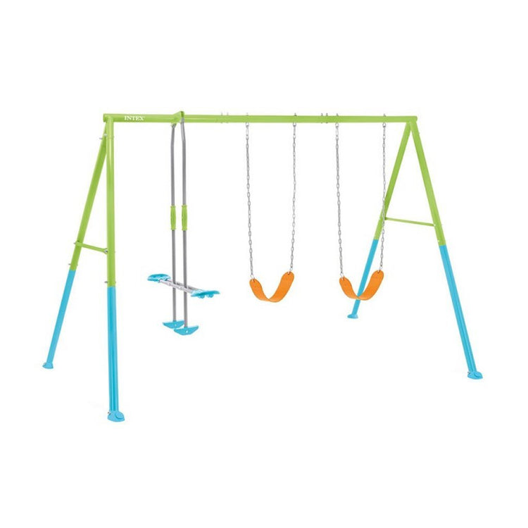 INTEX 44121 SCHOCKS SET 343X254X211 CM BLUE GREEN ORANGE
