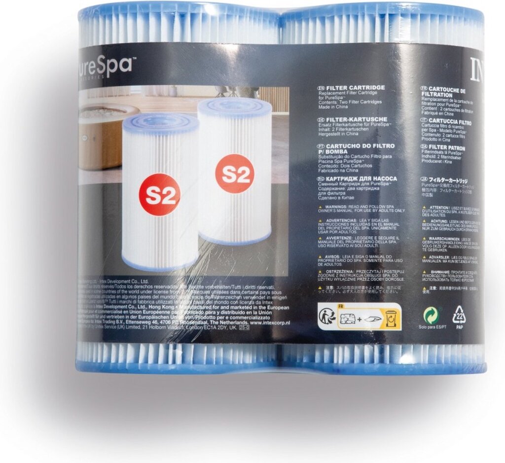 Intex 29012 purespa cartouche filtrante double pack type s2