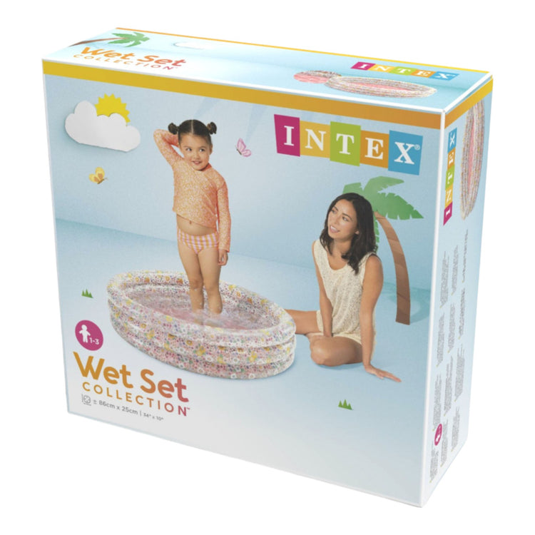 Intex collection Wet Set bain pour bébé fleur douce 86x25 cm rose