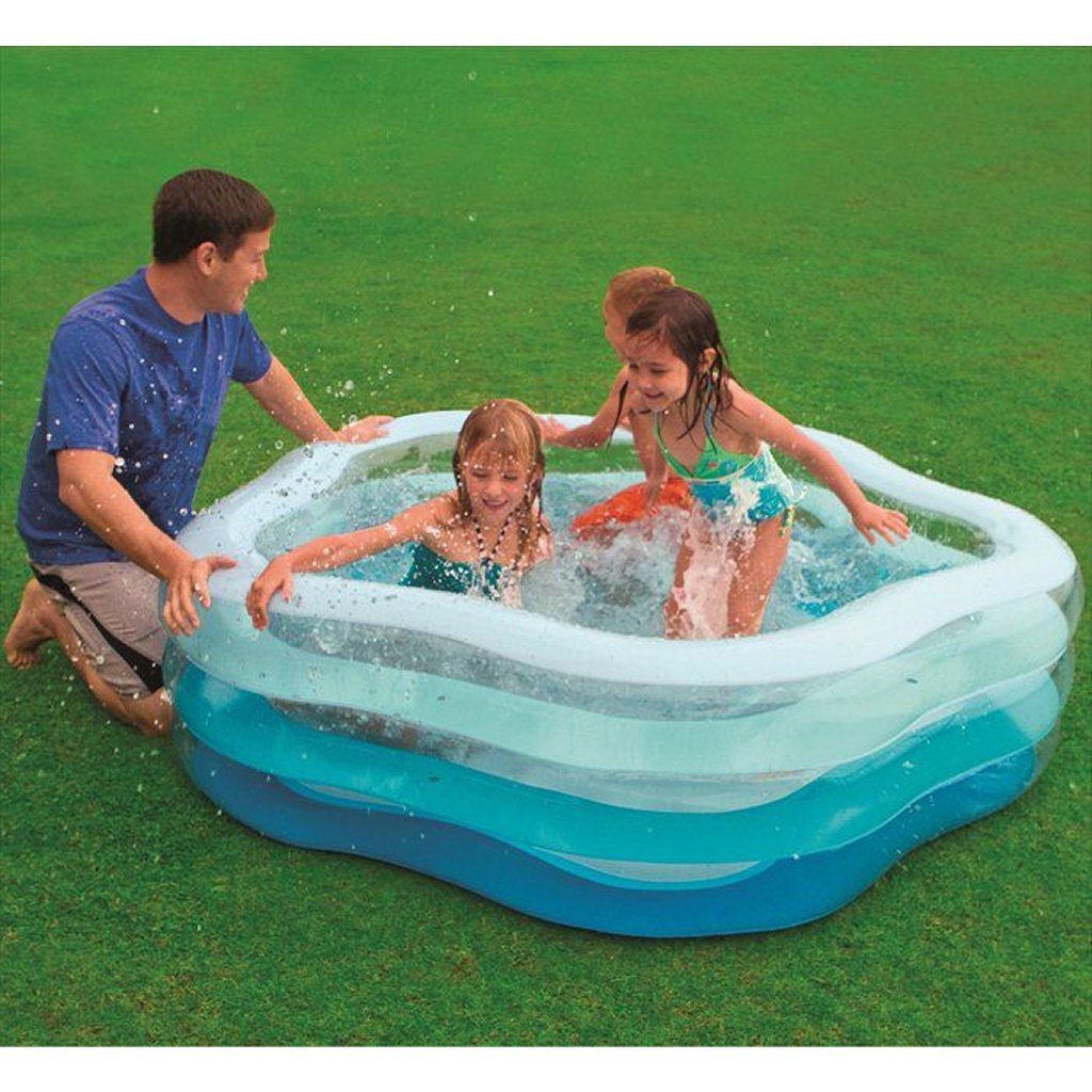 Intex 56495NP Piscine gonflable 185x180x53 cm Bleu blanc