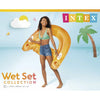 Chaise de siège flottante gonflable intex rose