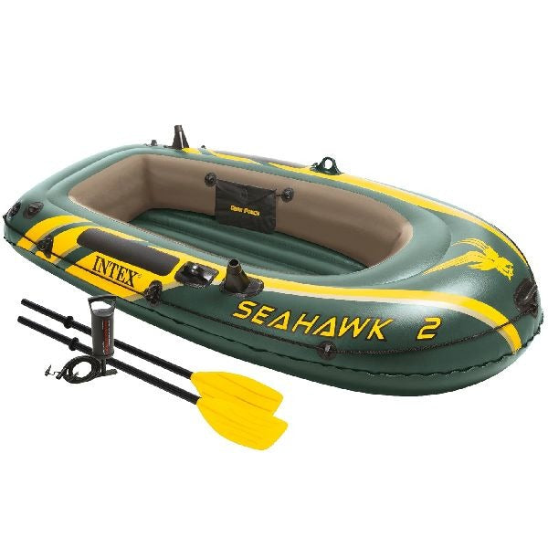 Intex Seahawk 2 Set - Bateau pneumatique pour deux personnes
