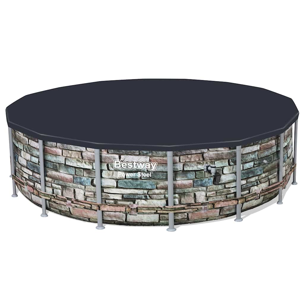 Couverture de piscine Bestway FlowClear 488 cm