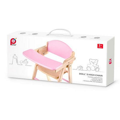 Pinty Pintoy Wood High Doll Chaise 60 cm
