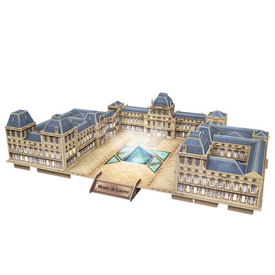 Puzzle 3d Fun Cubic de Louvre avec un éclairage LED