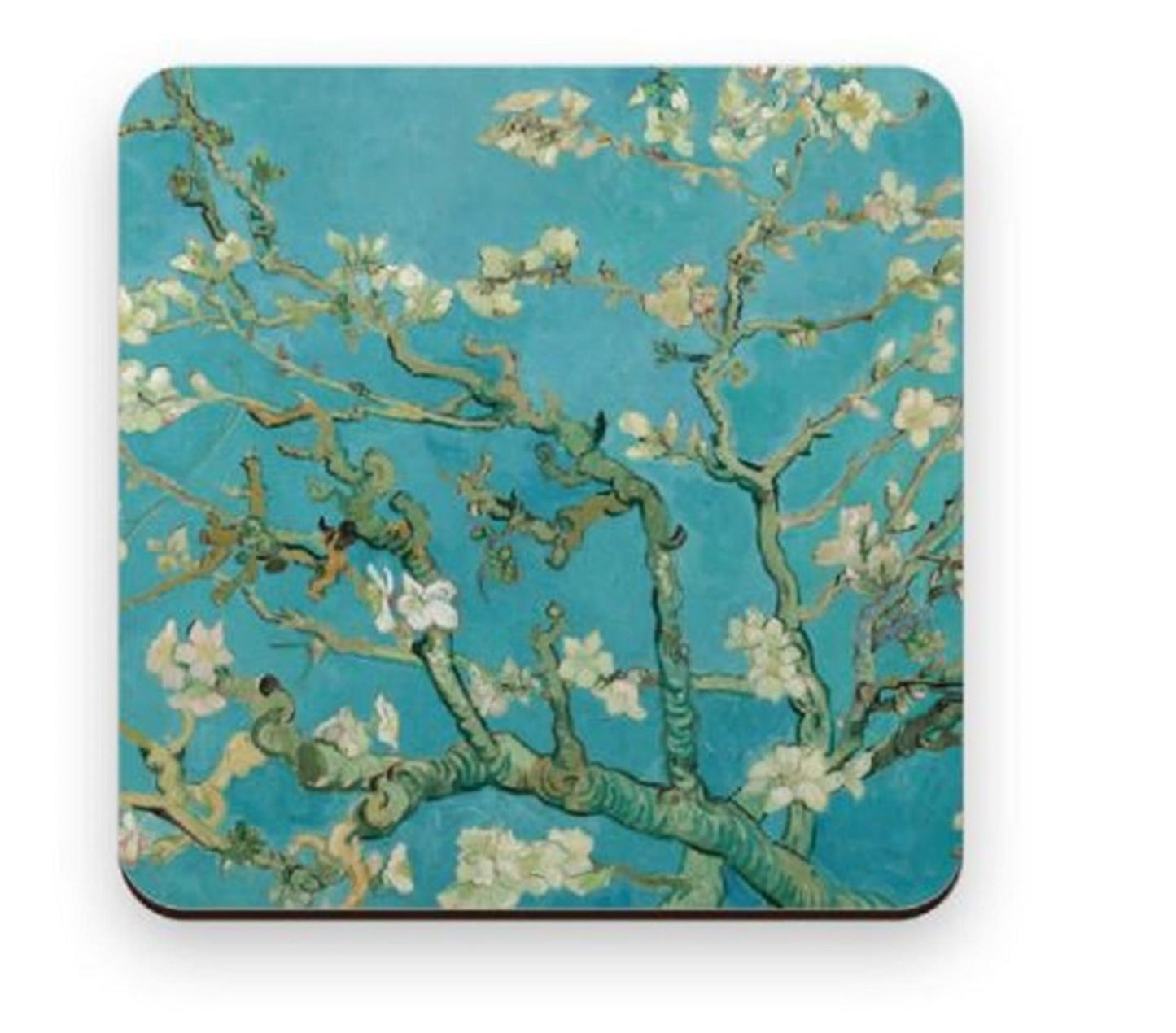 Dessous de verre fleurs d'amandier